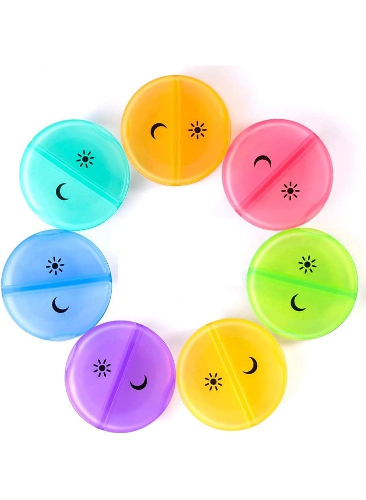 MOSH Weekly Pill Organizer 7-Day AM/PM Large Pill Box for Pills, Vitamins & Supplements – Black - Image 4