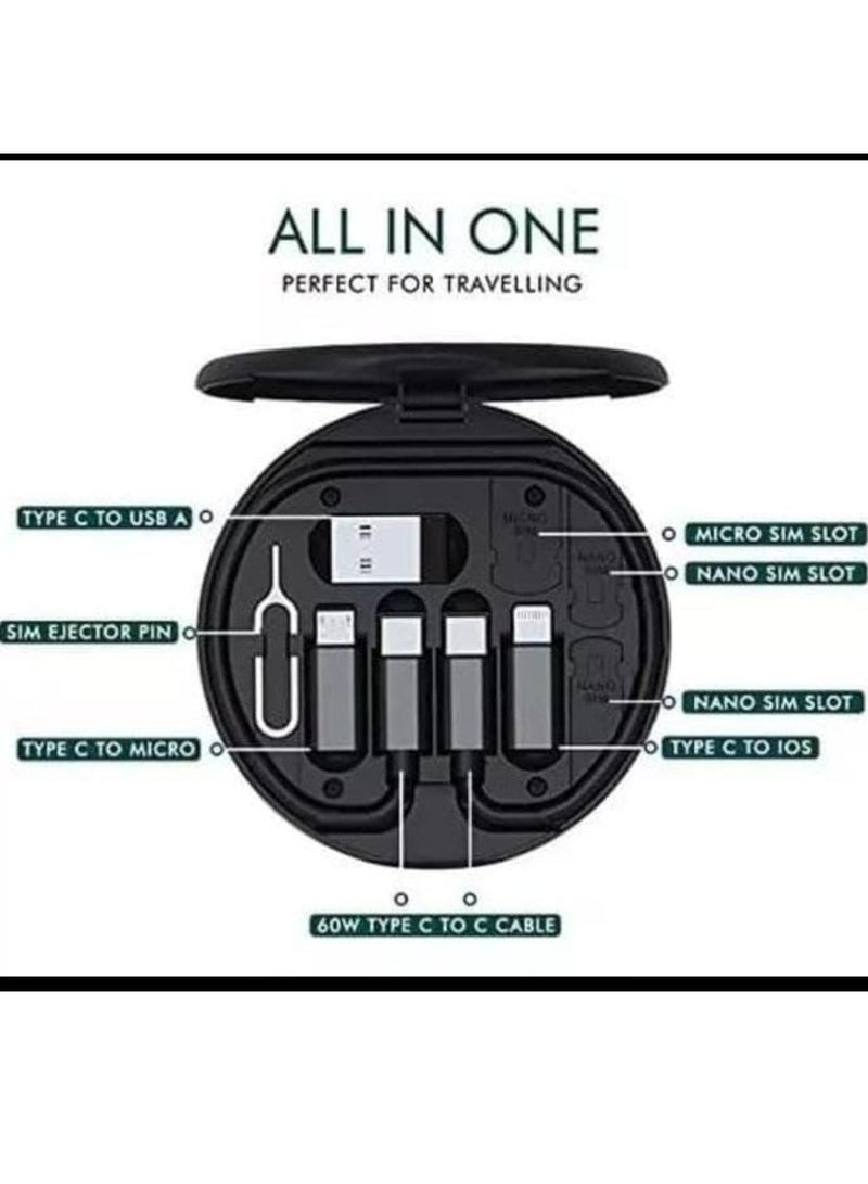 Start Multi-Functional Data Cable Set – 60W Fast Charging (Model ST-20) - Image 2