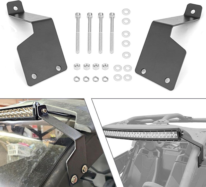 DaSen 42" LED Light Bar Mounting Brackets for Can Am Maverick X3 - Image 1