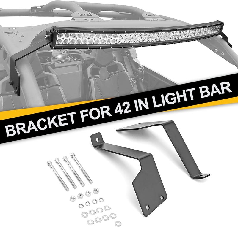 DaSen 42" LED Light Bar Mounting Brackets for Can Am Maverick X3 - Image 3