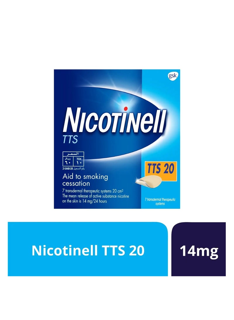 NICOTINELL Nicotinell TTS-20 14mg Patch 7pcs - Image 4