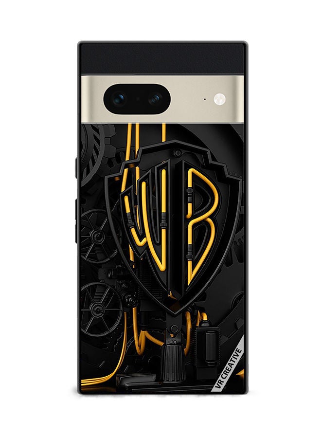 VR CREATIVE Protective Case Cover For Google Pixel 7 Warner Bros Logo Design Multicolour - Image 1