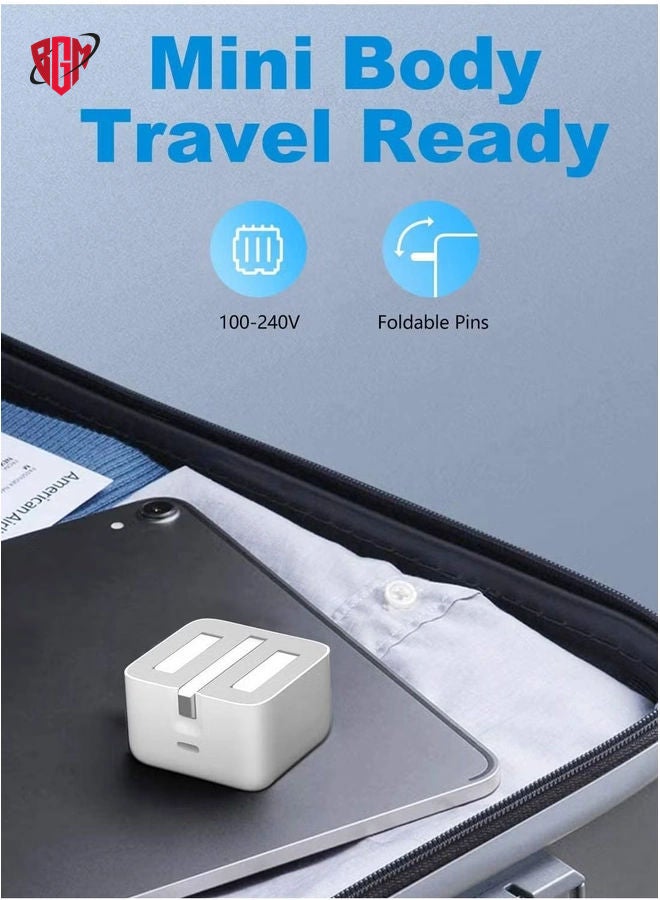 BGM iPhone Charger Fast PD 20W USB C Wall Charger Fast Charging Type-C USB Charger Plug Universal Travel Adapter Type C Wall Plug Compatible for iPad Pro,iPad mini, iPhone 13 Pro/13 Pro Max  - Image 3