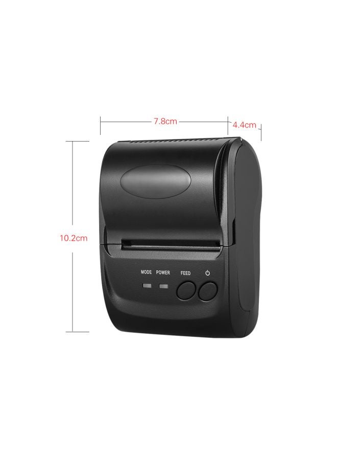 docooler Wireless USB Thermal Printer Black - Image 3