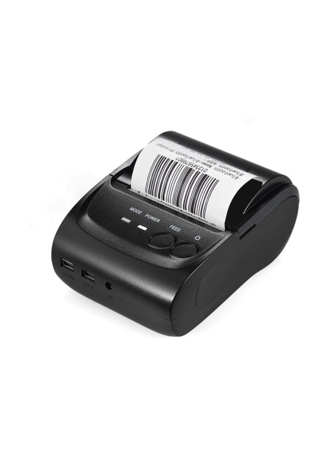 docooler Wireless USB Thermal Printer Black - Image 2