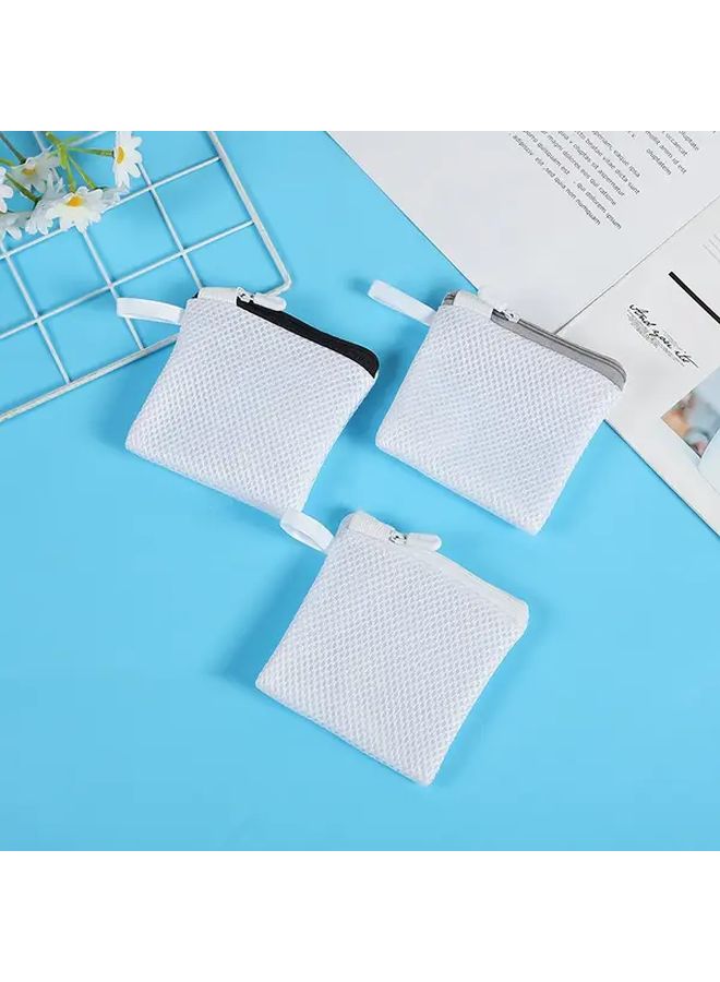 Light Blue Laundry Bead Mesh Bag 4 72inch By 5 51inch Washing Machine Protection Net - Image 4