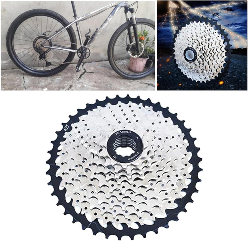كلاراكو ترس حر متعدد السرعات 8 و9 و10، ترس كاسيت عالي المتانة مقاوم للصدأ للدراجات 11 25T/46 سنًا، قطع غيار لإصلاح الدراجات - Image 5