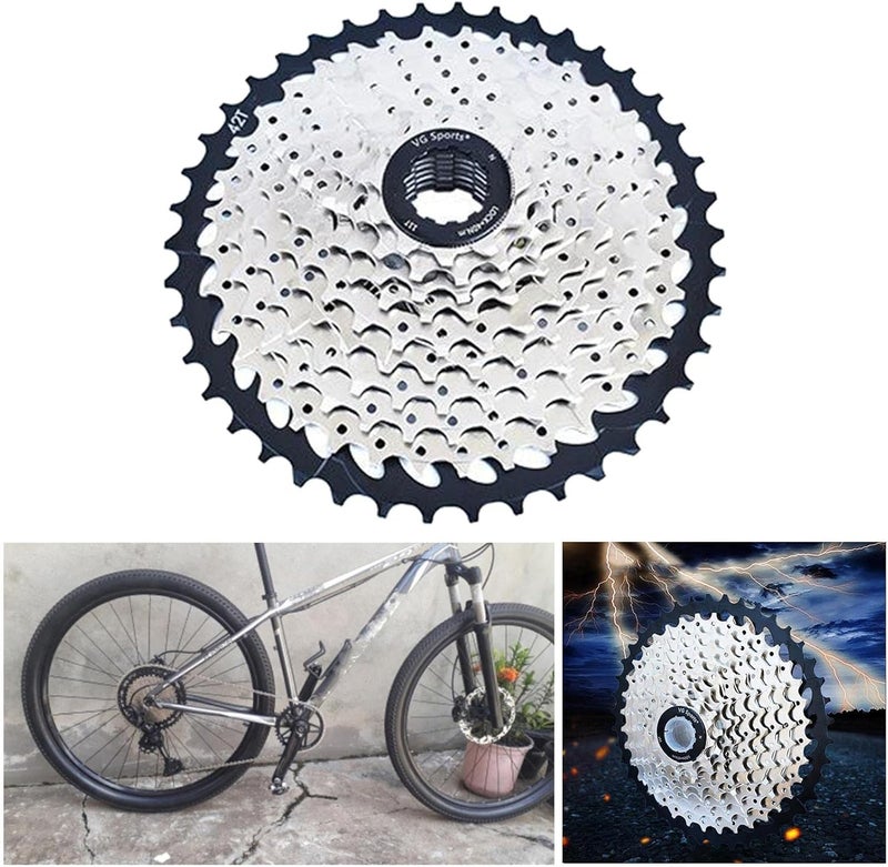 كلاراكو ترس حر متعدد السرعات 8 و9 و10، ترس كاسيت عالي المتانة مقاوم للصدأ للدراجات 11 25T/46 سنًا، قطع غيار لإصلاح الدراجات - Image 3