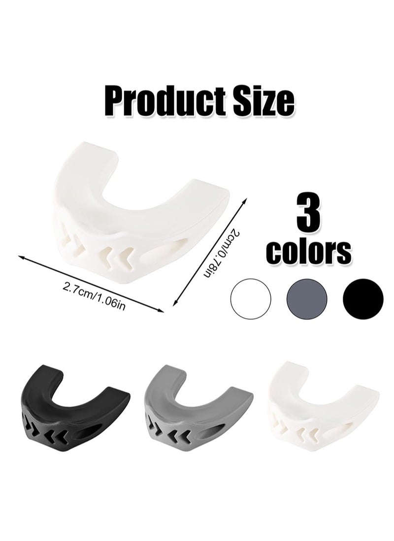 Generic 3Pcs Jaw Exerciser Face Slimmer Silicone Jawline Exerciser Muscle Training Jaw Strengthener Jaw Trainer Chin Exerciser for Men Women  - Image 2