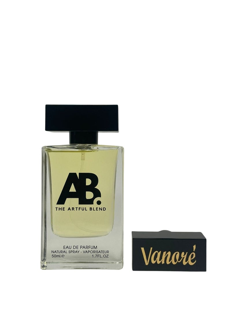 دا ارتفول بليند عطر فانور أو دو بارفان 50 مل – عطر للجنسين للرجال والنساء | ثابت يدوم طويلاً بانتعاش الفانيليا والخشب والتوابل الدافئة مع لمسة حمضية منعشة - Image 3