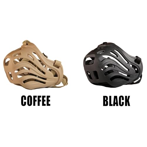 Diketone Dog Muzzle for Large Dogs Silicone Dog Muzzle, Dogs can Pant and Drink to Prevent Biting, Chewing and Barking (Coffee, M-5) - Image 4