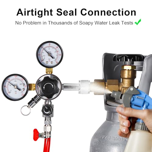FERRODAY (15) Premium Nylon CO2 Regulator Washers Classic Modeling Fits All CGA-320 Fittings - White Keg Regulator O-Rings Seals Gaskets No Leakage - Image 5