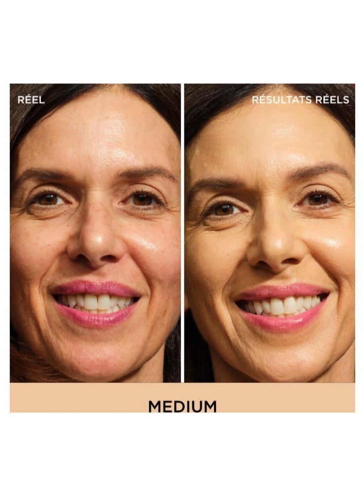 آي كوزمتيكس كريم أساس IT Cosmetics بتغطية كاملة مع حماية من الشمس SPF 50، غني بحمض الهيالورونيك وفيتامين E، كريم CC للبشرة الطبيعية، درجة متوسطة، 32 مل - Image 5
