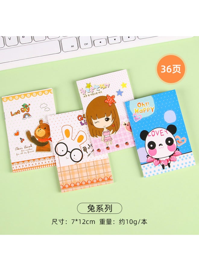 HELPS Cartoon Mini Notebook Students Share Cute Pocket Notebook Carry-on Stationery For Primary School Students Reward Small Gifts - Image 1