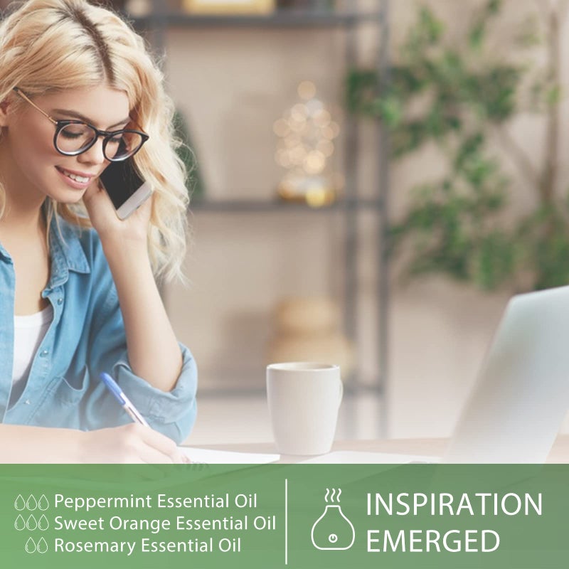 PHATOIL 100ML Peppermint Essential Oil, Huge 3.38fl.oz Bottle Peppermint Oil, Pure Aromatherapy Essential Oils for Diffuser, Humidifier, Scented Oils for Soap, Candle Making - Image 4