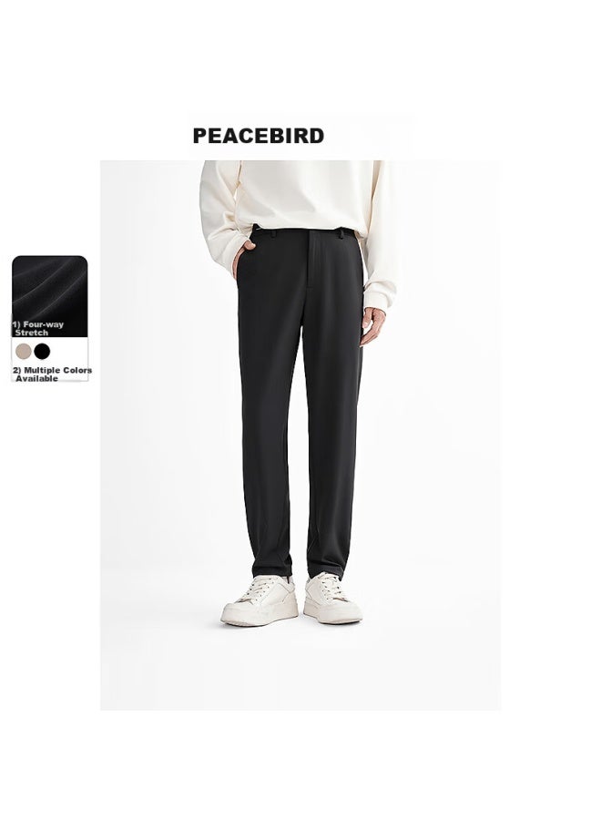 Waxbird Peacebird Men's Casual Pants Spring Commuting Tapered Texture Long Pants Commuting Texture Light Khaki 31 - Image 1
