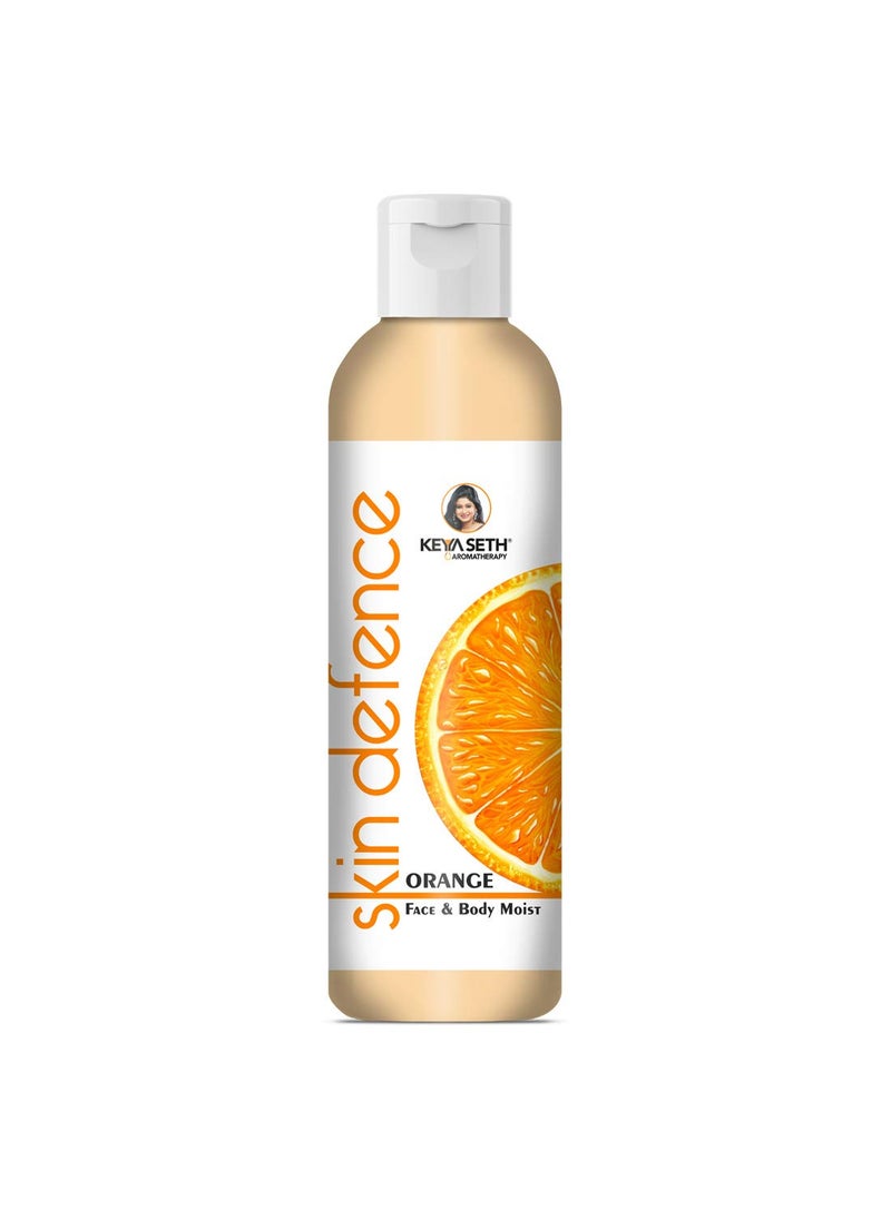 KEYA SETH AROMATHERAPY, DEVICE OF DROP KEYA SETH AROMATHERAPY DEVICE OF DROP Complete Winter Care Combo with Orange Body wash 200ml Skin Defence Orange Face Body Moisturizer 200ml  - Image 3