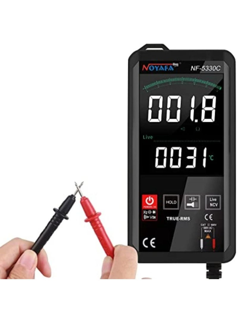 NOYAFA Digital Multimeter Intelligent Smart Touch Screen, with NVC AC/DC Voltage, True RMS 6000 Counts Automotive, Measures Voltage Current Resistance Continuity.… (NF-5330C) - Image 3