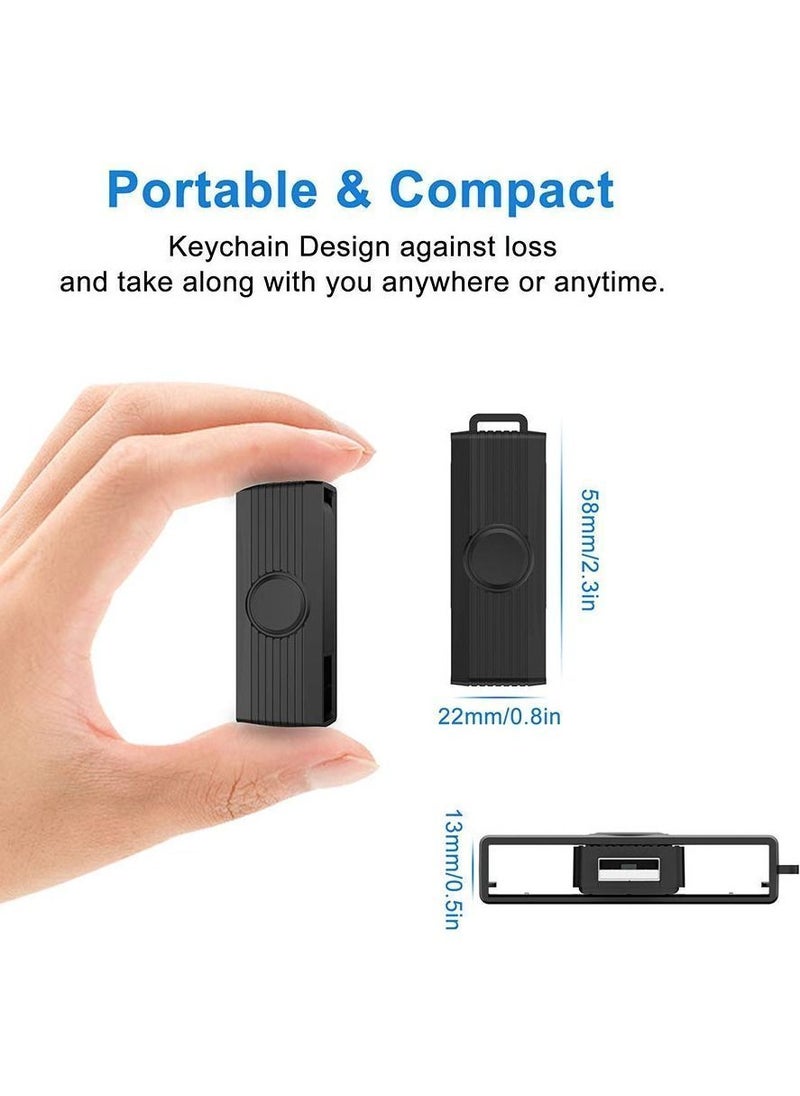 Y&D - USB Smart Card Reader, Portable CAC Universal Access Adapter for (CAC/Electronic ID/IC Bank/Health Insurance Compatible with Windows XP/Vista/7/8/11, Mac OS - Image 1