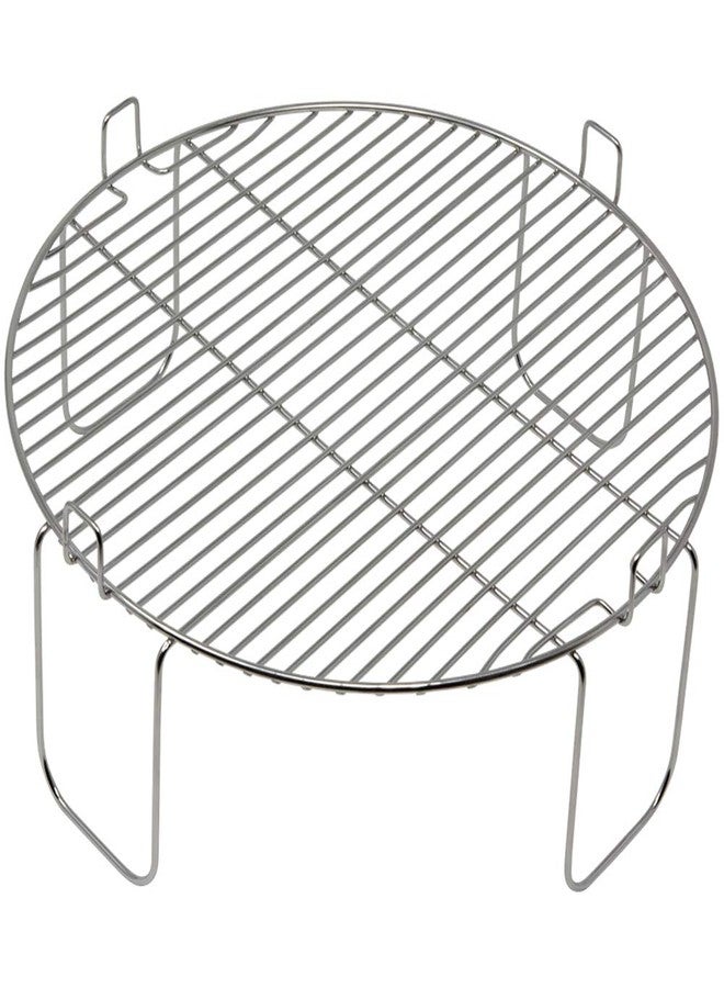 INFRAOVENS 4 inch Stainless Steel Grill Rack Compatible with NuWave® Oven Pro, Primo, NutriChef, Black Decker | Reversible Grate Accessory for Cooking, Baking, Cooling in Infrared Kitchen Convection Toaster Oven - Image 1