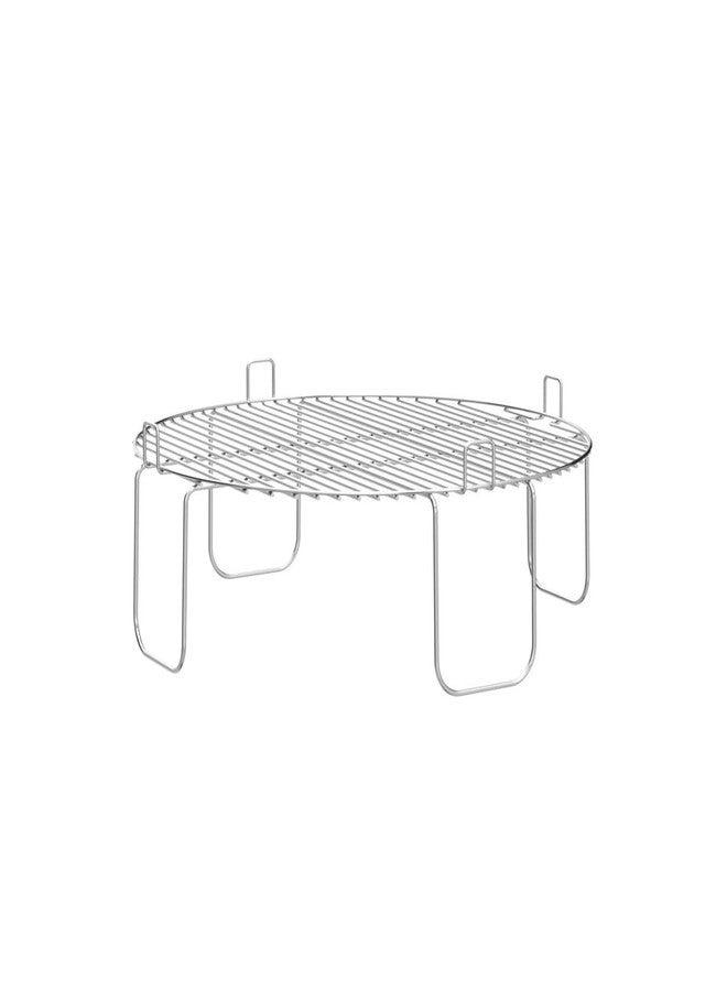 INFRAOVENS 4 inch Stainless Steel Grill Rack Compatible with NuWave® Oven Pro, Primo, NutriChef, Black Decker | Reversible Grate Accessory for Cooking, Baking, Cooling in Infrared Kitchen Convection Toaster Oven - Image 4