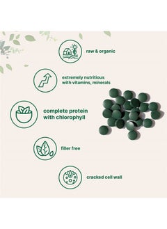 Micro Ingredients Organic Chlorella, Rich in Vegan Protein, Broken Cell Wall, 720 Tablets  - Image 3