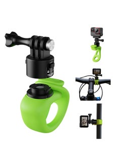 Camera Mount Strap, 360° Flexible Mount Band Wrap Quick Release for Bike/Motorcycle Handlebar, Compatible with GoPro 12 11 10 9 8 7, Insta360 X3 X4 Go3 Ace Pro, DJI Action 4, Pocket 3