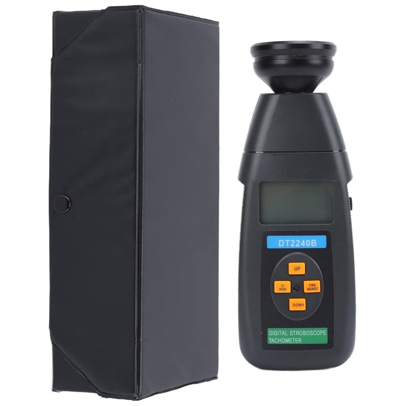 Non Tachometer Photoelectric Speed Meter, Compact Digital Stroboscope Tachometer 60-40000RPM -, Anti Interference Technology, Ideal for Industrial and Maintenance Use - Image 1