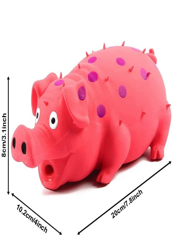 ZHENJIER Squeaky Pig Dog Toys, 2 Pack Grunting Pig Dog Toy That Oinks Grunts for Small Medium Large Dogs, Grunting Pig Sound Play Dog Toy - Image 2