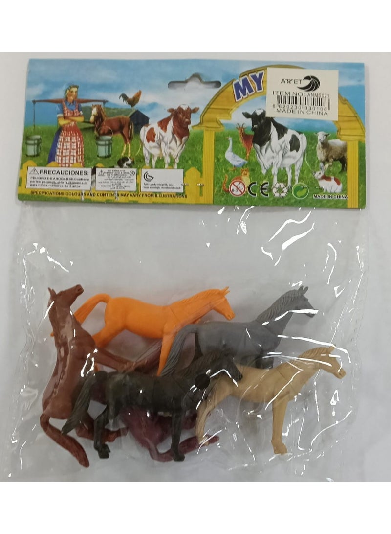 ATKET Toy My Farm Animal Horses - Image 2