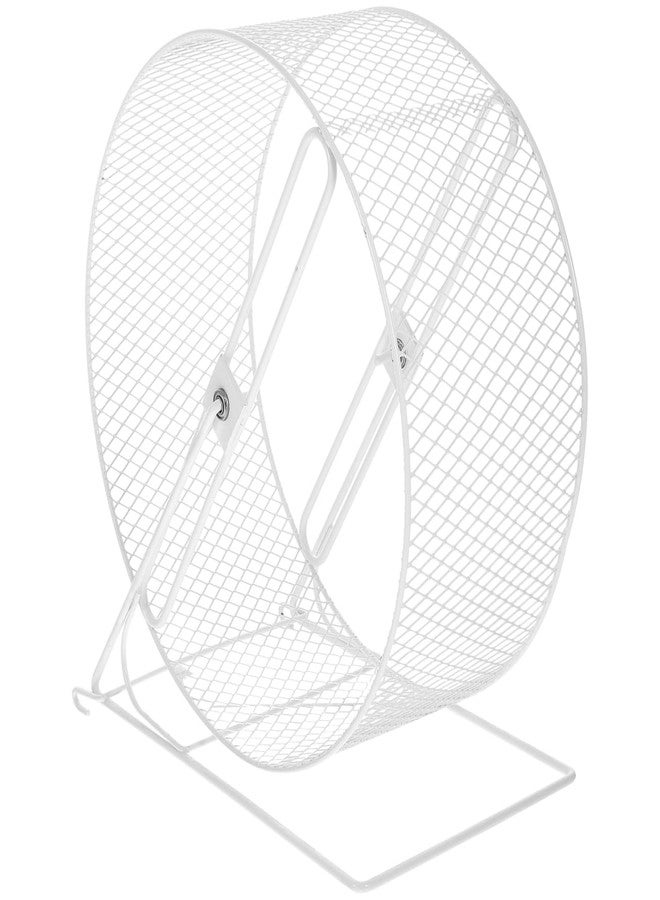 BUGUUYO 10.24 Inch Silent Hamster Running Wheel with Rack Exercise Toy for Hedgehogs Squirrels and Small Pets Indoor Quiet Fitness Wheel - Image 1