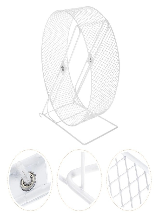 BUGUUYO 10.24 Inch Silent Hamster Running Wheel with Rack Exercise Toy for Hedgehogs Squirrels and Small Pets Indoor Quiet Fitness Wheel - Image 5
