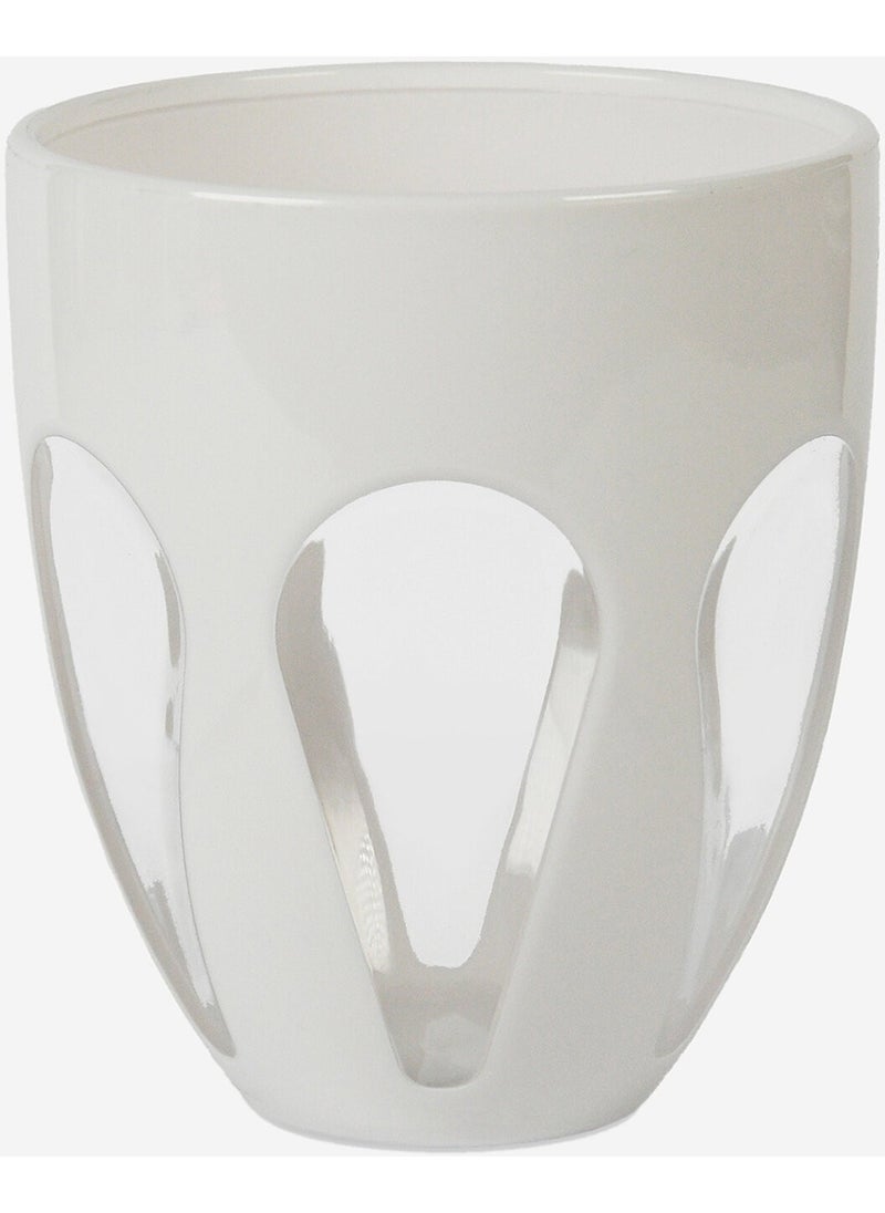 Baci milano White Acrylic Water Glass 300 ml  - Image 1