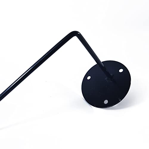 TIHOOD 3PCS Helmet Hanger Helmet Holder Rack Wall Mounted Hook for Coats, Hats, Caps, Motorcycle Accessories(Black) - Image 4