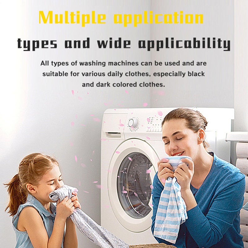 أوراق صبغ الملابس السوداء 16 قطعة لاستعادة الأقمشة الداكنة المكثفة آمنة للغسالة - Image 4