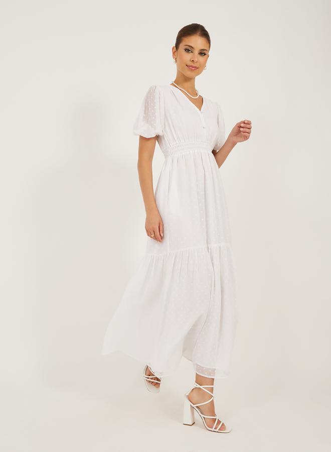 ستايلي فستان شيفون متعدد الطبقات - Image 1