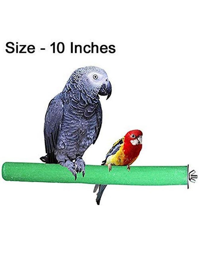 Western Era Safe Wooden Sand Perch/Stand/Toy For Birds (Light Weight) (Size - 10") - Image 2