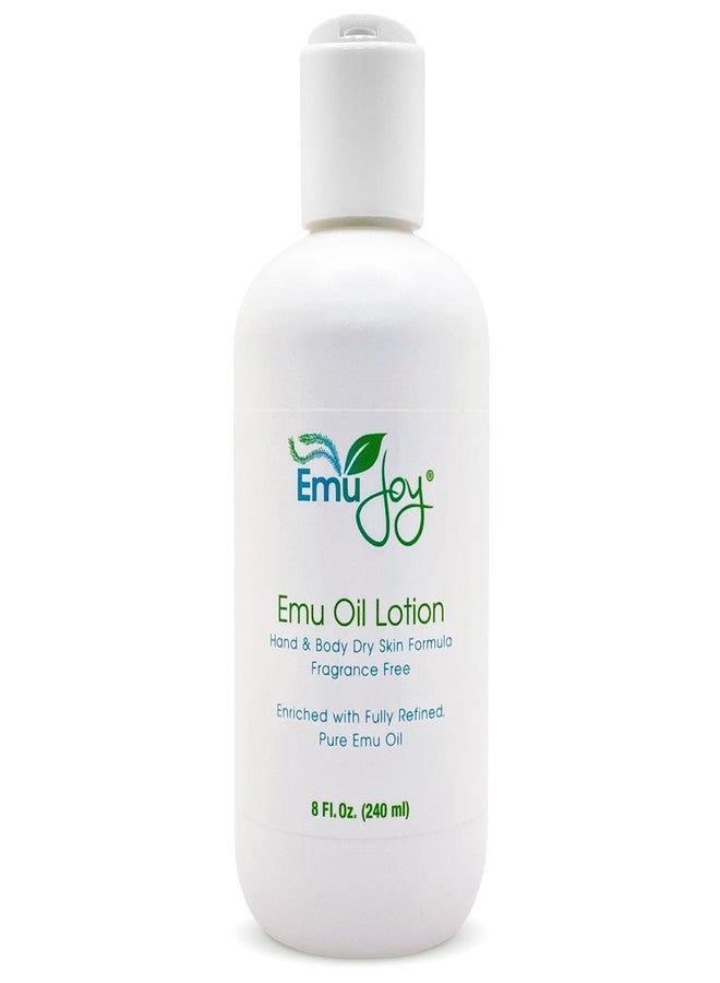Emu Joy لوشن يدين مع زيت الإيمو - كريم مرطب عميق للبشرة الجافة والمتشققة - مثالي للنساء والرجال والسفر | لوشن طبيعي مع زبدة الشيا والزيوت الطبيعية - 8 أونصات - Image 1