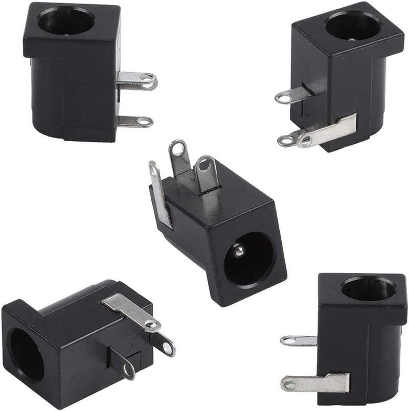 comfrt DC Barrel Adapter, 5.5mm x 2.1mm DC Power Barrel Jack Adapter Breadboard Compatible for Dell, Toshiba, Lenovo,Ardunio (50 PCS) - Image 1