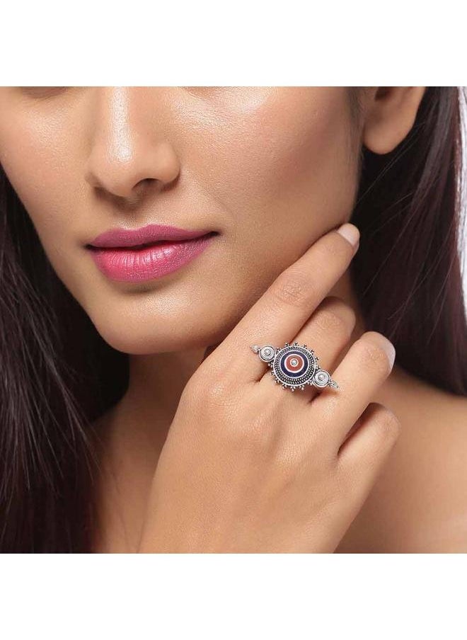 VOYLLA Mandala Aztec Inspired Ring  - Image 5
