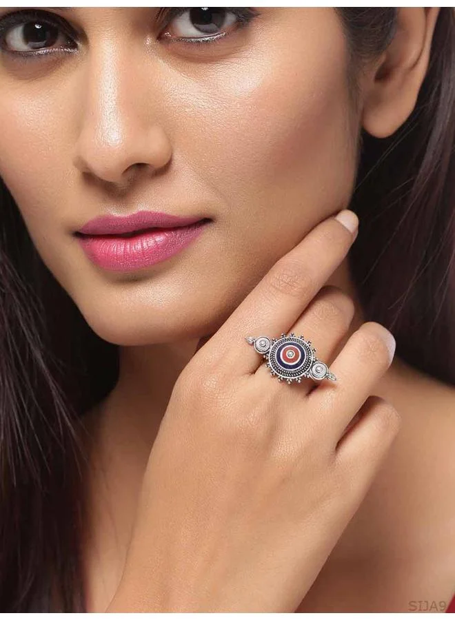 VOYLLA Mandala Aztec Inspired Ring