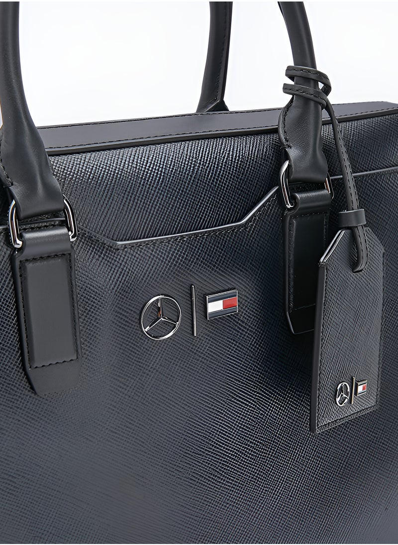 Tommy Hilfiger x Mercedes-Benz Black Leather Laptop Bag - pzsku/Z28CE3AE172A116D2BA0FZ/45/1741590583/10366abe-d8a0-4a21-b69b-8901bf8cd8db