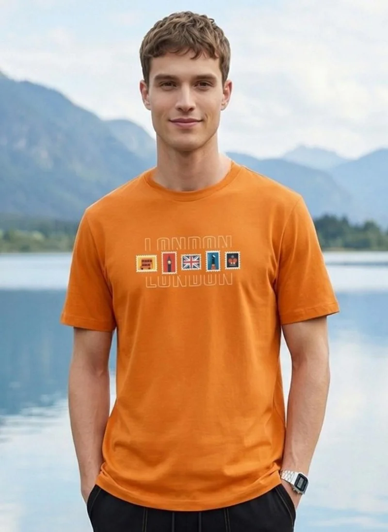 نوبيرو NOBERO Men's Premium Printed Regualr T-Shirt