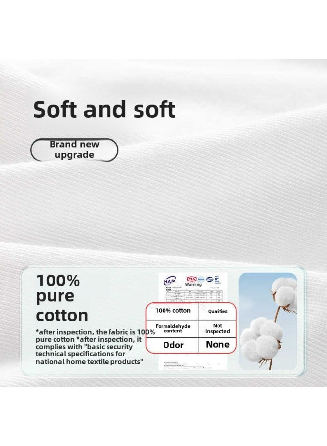 Buddy High Disposable Underwear Women's High Waist Pregnant Women's Pure Cotton Sterilized Plus Size Day Throwing Shorts After Caesarean Section-Color:High Waist Triangle White 4 Pack-Size:5XL（95-105kg）  - Image 5
