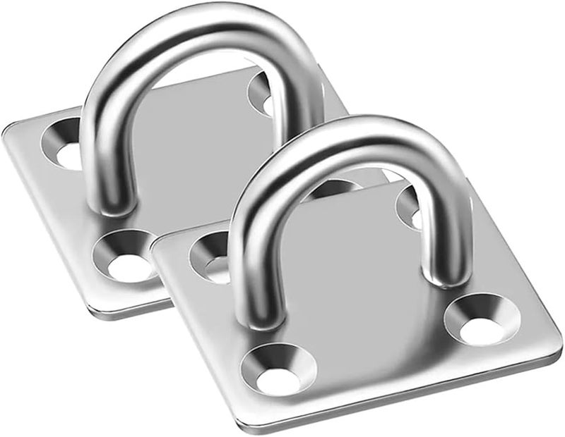 Wall Mounting Hook Pad Eye Plates 20PCS Marine Hardware For Exercise Resistance Bands M5 - Image 2