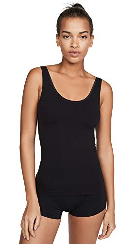 Yummie Women's Seamless Reversible Shapewear Tank Top, Black, 2X/3X - Image 1