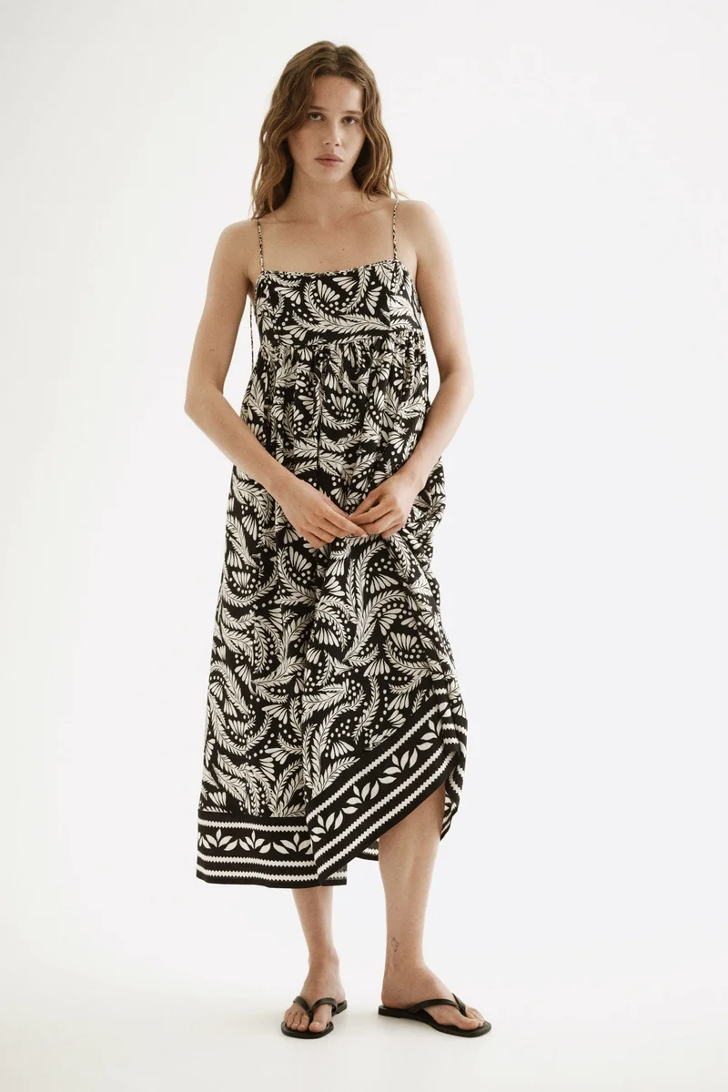 H&M Tie-strap midi dress