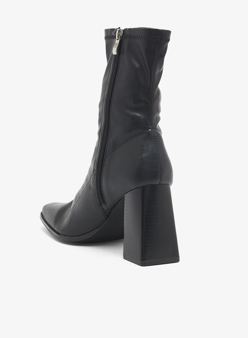 ريد أحذية الكاحل بكعب كاجوال - Image 3