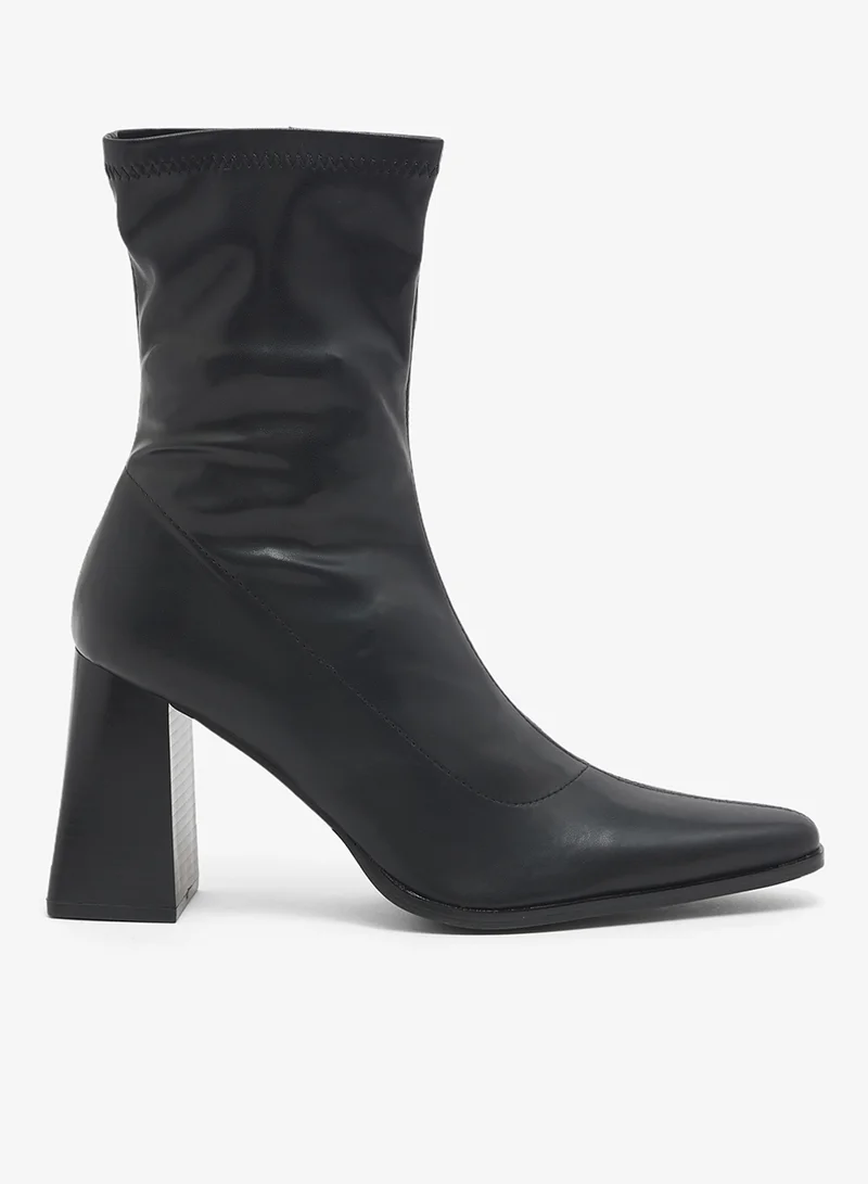 Casual Heeled Ankle Boots