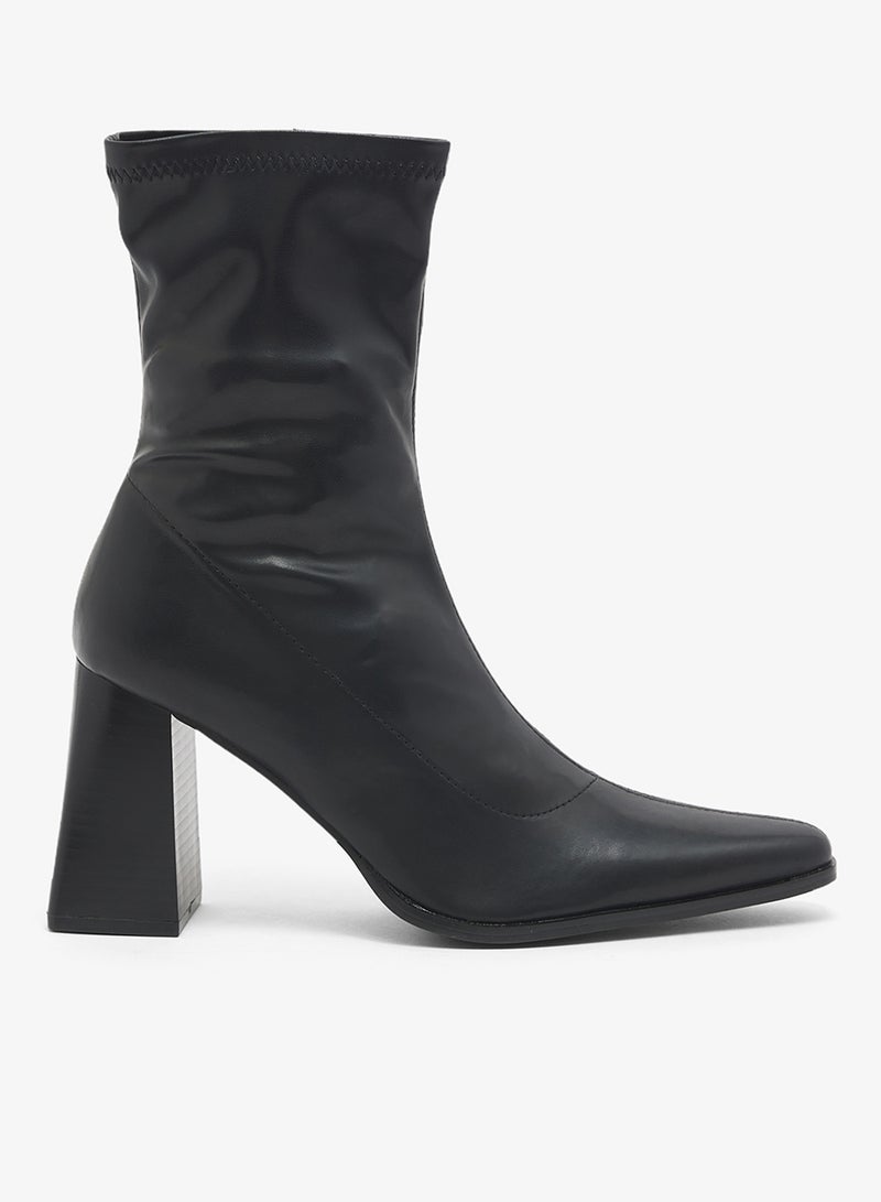 ريد أحذية الكاحل بكعب كاجوال - Image 1